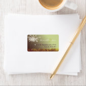 魔法のダンデリオ結婚の住所 ラベル (インサイチュ)