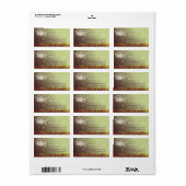 魔法のダンデリオ結婚の住所 ラベル (フルシート)