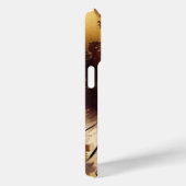 魔法のチョコレートカップケーキと金ゴールド星 Case-Mate iPhoneケース (裏面 / 右)