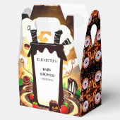 魔法のチョコレートベビーシャワー フェイバーボックス (オープン)