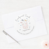 魔法のチーム |ツインズ誕生日シール ラウンドシール (封筒)