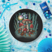 魔法のトアドストオール ペーパープレート (パーティー)