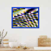 魔法のトサイケデリックランス風景 ポスター (キッチン)