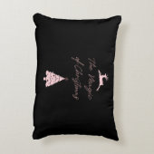 魔法のトナカイと木 アクセントクッション (裏面(縦))