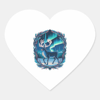 魔法のトナカイ光 ハートシール