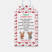 魔法のトナカイ料理 ギフトタグ (正面)