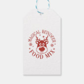 魔法のトナカイ食品ミックス ギフトタグ (裏面)