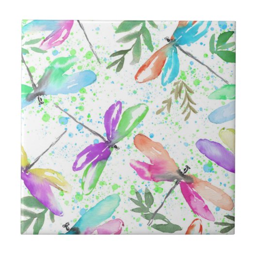 魔法のトンボ1. タイル (正面)