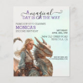 魔法のドラゴンに乗るお姫様の誕生日 (正面)