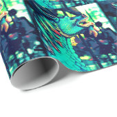 魔法のドラゴンのギフトの包装紙 ラッピングペーパー (ロールコーナー)