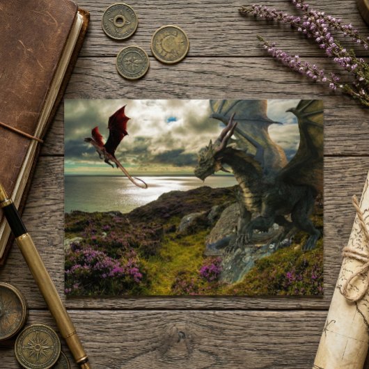 魔法のドラゴンオーシャンクリフ ポストカード