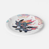 魔法のドラゴンベビーシャワー ペーパープレート (アングル)