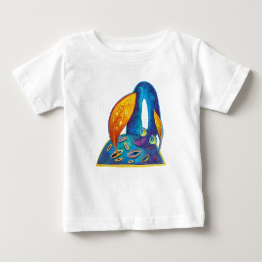 魔法のドラゴンTシャツ ベビーTシャツ (正面)