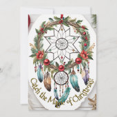 魔法のドリームキャッチャー・クリスマスリース シーズンカード (正面)