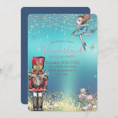 魔法のナツクラッカーウィンターワンダーランドホリデーパーティー 招待状 (正面/裏面)
