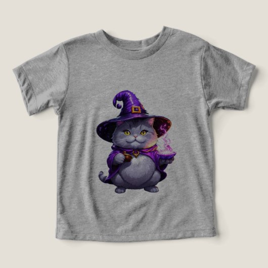 魔法のニャーニャー 幼児用Tシャツ (デザイン正面)