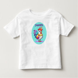 魔法のニワトリの赤ちゃん用Tシャツ トドラーTシャツ