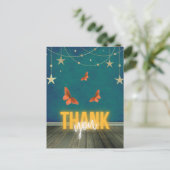 魔法のネオンライトと蝶 ポストカード (スタンド正面)