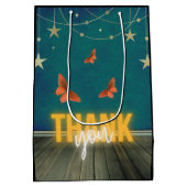 魔法のネオンライト&蝶ありがとう ミディアムペーパーバッグ (裏面)