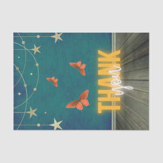 魔法のネオンライト&蝶ありがとう 薄葉紙 (正面)