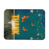 魔法のネオンライト&蝶 マグネット (横)