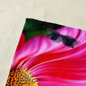 魔法のハミングバードモーメントデザイン ビーチタオル (インサイチュ)