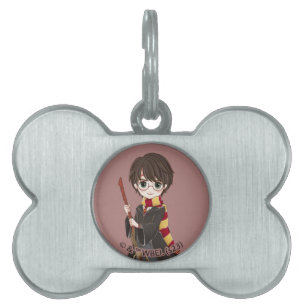 魔法のハリーポッター™水彩 ペットネームタグ