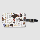 魔法のハリーポッター™水彩 ラゲッジタグ (正面横)