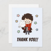 魔法のハリー・ポッター™とホグワーツの誕生日 サンキューカード (正面/裏面)