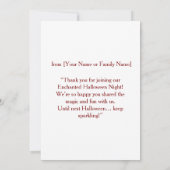 魔法のハロウィンナイト 感謝カード (裏面)