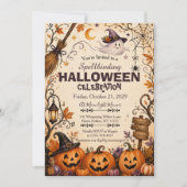 魔法のハロウィン招待状 招待状 (正面)