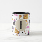 魔法のハロウィーンの水の色の運お洒落運 マグカップ (中央)