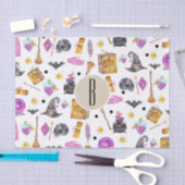 魔法のハロウィーンの水の色の運お洒落運 薄葉紙 (クラフト)