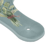 魔法のハーブの結晶ティール（緑がかった色）グリーンガラス カッティングボード (角)