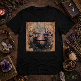 魔法のハーブ・コールドロン・ボタニカル Tシャツ