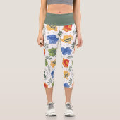 魔法のハーボロジーHOGWARTS™ハウスパターン カプリレギンス (正面)