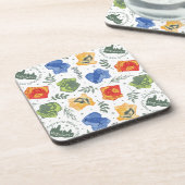 魔法のハーボロジーHOGWARTS™ハウスパターン コースター (左側)