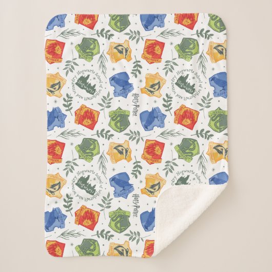 魔法のハーボロジーHOGWARTS™ハウスパターン シェルパブランケット (正面)