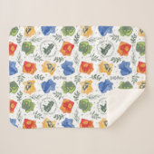 魔法のハーボロジーHOGWARTS™ハウスパターン シェルパブランケット (正面(横))