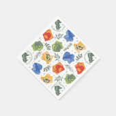 魔法のハーボロジーHOGWARTS™ハウスパターン スタンダードカクテルナプキン (角)