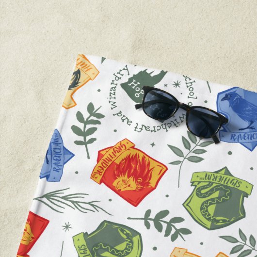 魔法のハーボロジーHOGWARTS™ハウスパターン ビーチタオル (インサイチュ)