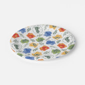 魔法のハーボロジーHOGWARTS™ハウスパターン ペーパープレート (アングル)