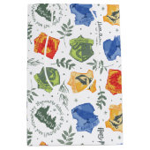 魔法のハーボロジーHOGWARTS™ハウスパターン ミディアムペーパーバッグ (正面)