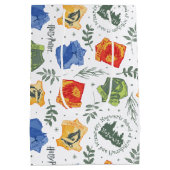 魔法のハーボロジーHOGWARTS™ハウスパターン ミディアムペーパーバッグ (裏面)