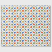 魔法のハーボロジーHOGWARTS™ハウスパターン ラッピングペーパー (フラット)