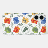 魔法のハーボロジーHOGWARTS™ハウスパターン Case-Mate iPhoneケース (裏面 (横))