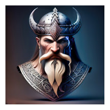 魔法のバイキングバイキング戦士アート