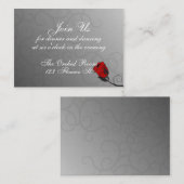 魔法のバラの受付カード エンクロージャーカード (正面/裏面)