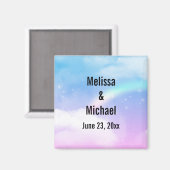 魔法のパステルクラウドとレインボー結婚ズ マグネット (正面/裏面)