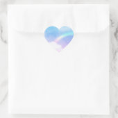 魔法のパステルクラウドと虹 ハートシール (バッグ)